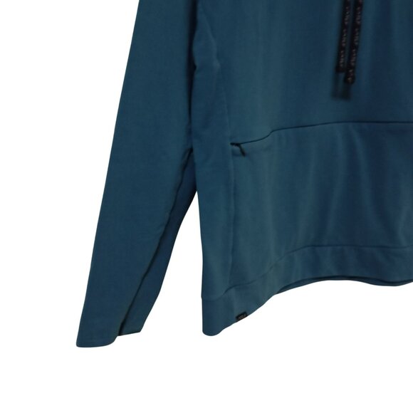 TLF Teal Pullover Hoodie 2XL With Kangaroo Pocket & Drawstring Collar Mens - Picture 4 of 11